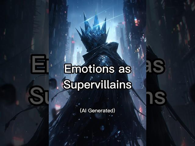 Ai Draws Emotions as Supervillains!#ai #aiart #midjourney #supervillain #villain #emotion #emotions