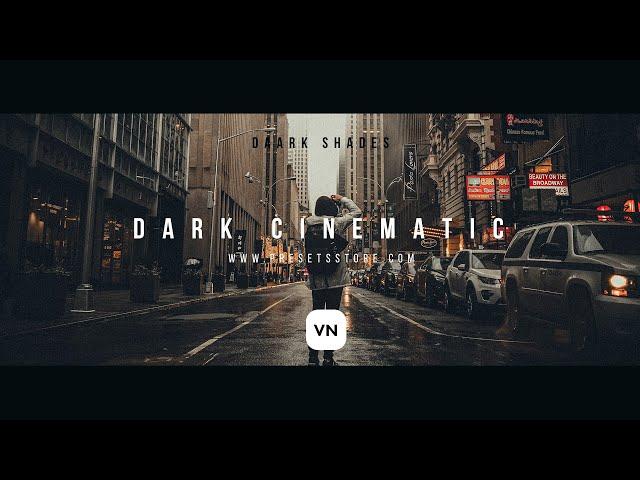 Professional Dark Cinematic LUT for VN | Premier Pro | DaVinci Resolve | Download Free