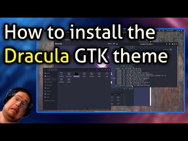 How to install the Dracula GTK theme