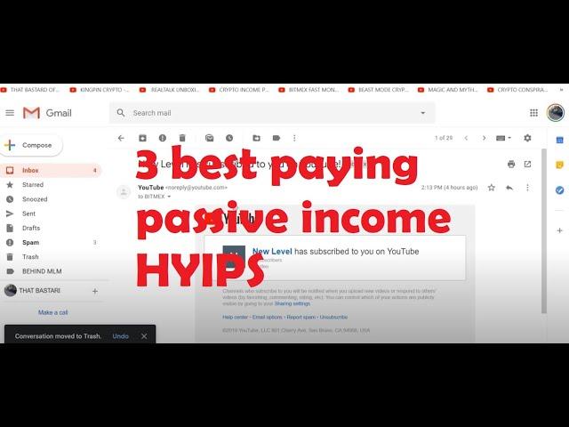 3 best paying passive income HYIPS