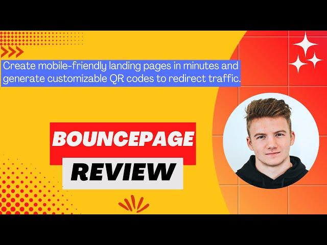 BouncePage Review, Demo + Tutorial I Build mobile-friendly landing pages & generate QR codes