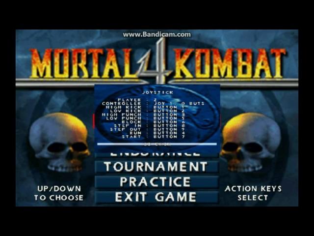 Mortal Kombat 4 nastroyka jostyk