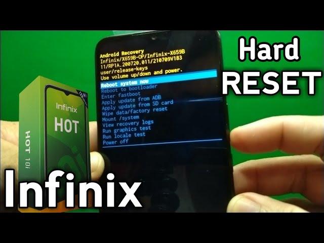 Hard Reset Infinix Hot 10i