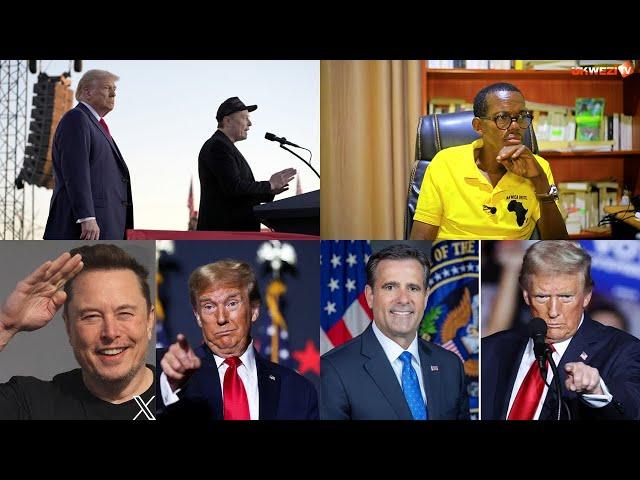 KUBA TRUMP YIYEGEREJE UMUHERWE ELON MUSK AKAMUHA AKAZI BIFITE IMPAMVU||HAGIYE KUBA BYINSHI||DR RUSA