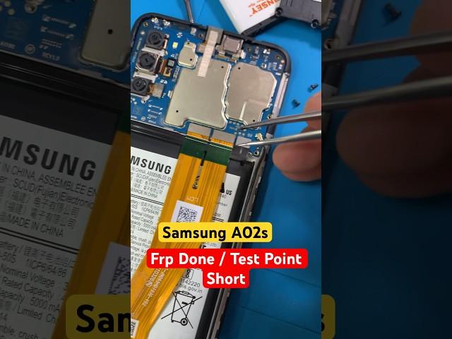 Samsung A02s FRP Unlock | Test Point Short 