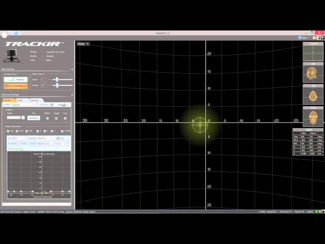 My trackIR settings for War Thunder