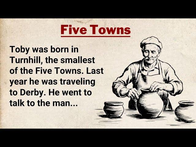 Learn English Through Story Level 2 ⭐ English Story - The Five Towns