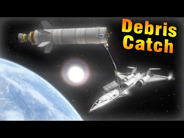 KSP: Catching Deep-Space Debris with a SSTO!