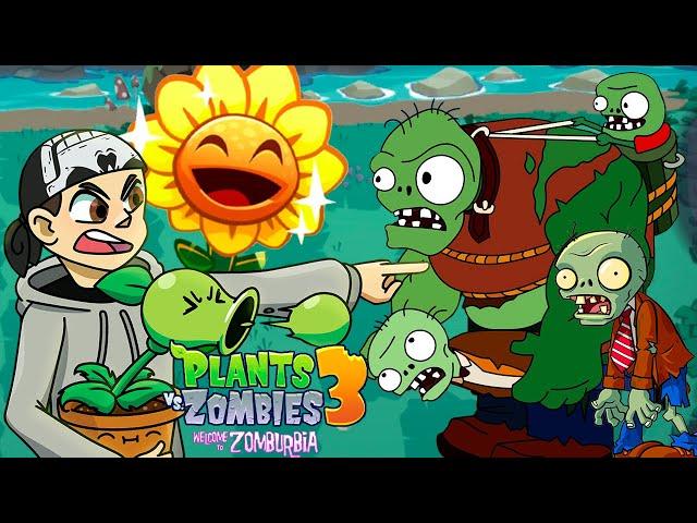 ПЕРВЫЙ ЗОМБИ ГАРГАНТЮА ► Plants vs. Zombies 3 Welcome to Zomburbia #3 ПвЗ 3 | PvZ 3