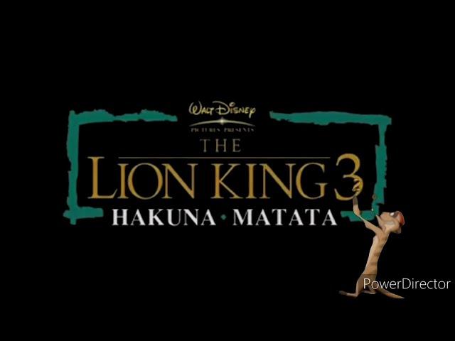 The Lion King 3: Hakuna Matata trailer (Short version)