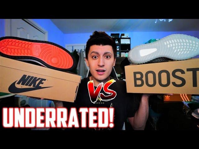 Underrated HYPED Sneakers? NEW Air Jordan 1 VS Yeezy Boost 350 v2!