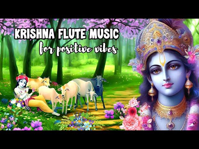 KRISHNA FLUTE MEDITATION MUSIC FOR POSITIVE ENERGY | RELAXING MUSIC ,MORNING FLUTE,INDIAN FLUTE*381