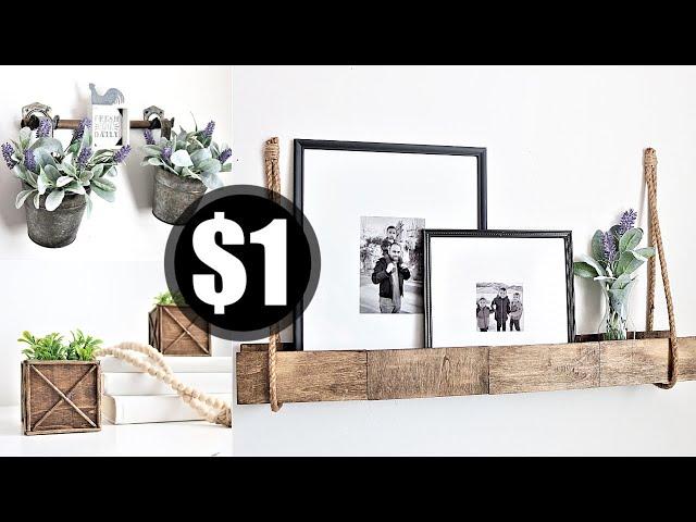 DIY Home Decor! High End Dollar Tree DIY Farmhouse Decor You Can Easily Do