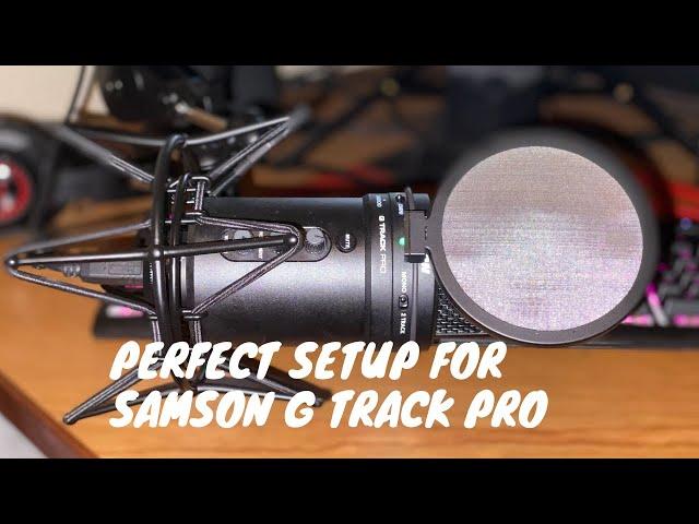 PERFECT Shockmount & Boom Arm for Samson G Track Pro!