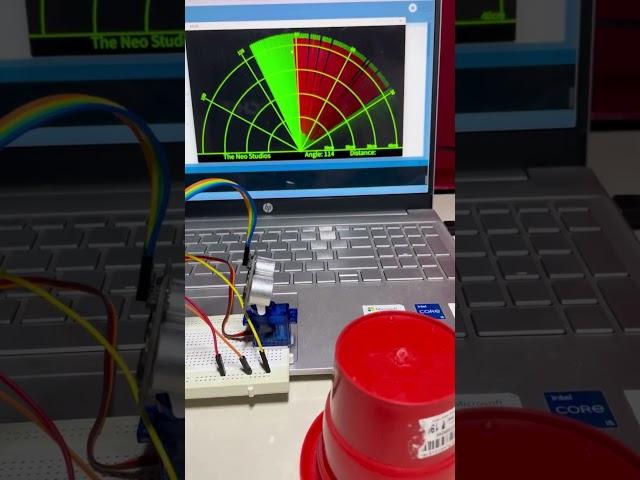 DIY Radar using Ultrasonic sensor and Arduino