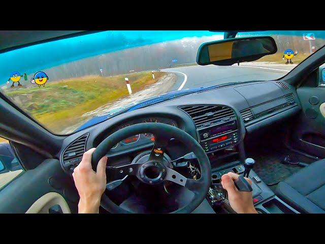 BMW E36 STREET DRIFT POV #22