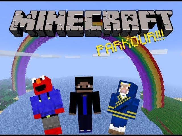 rainbow parkour ep 3 with iMThatOnlyBeast13 and oOHexagonOo