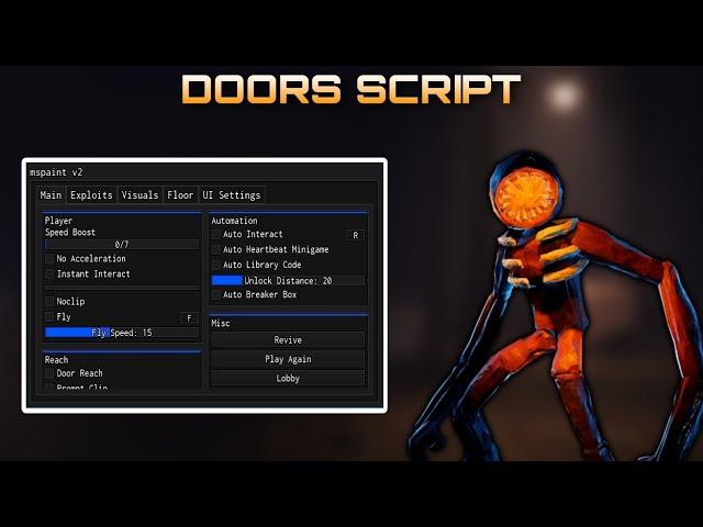 Doors Script | ESP, Fullbright, Noclip, Fly, Bypass | Mobile