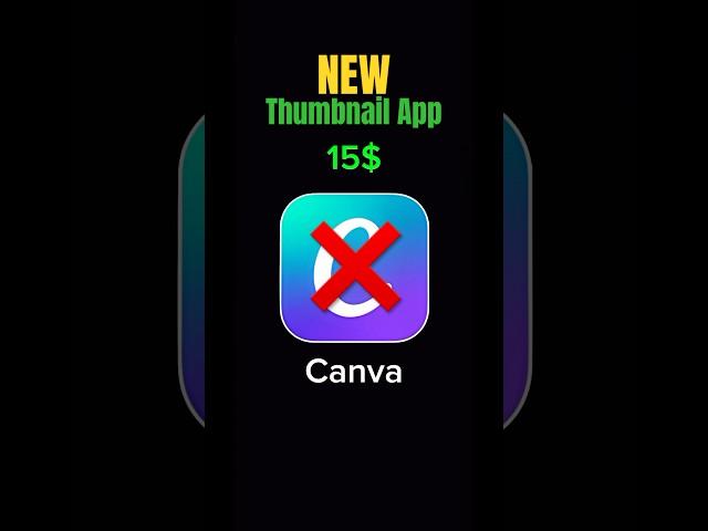 Don’t use canva - Free thumbnails maker app 2025 #thumbnail