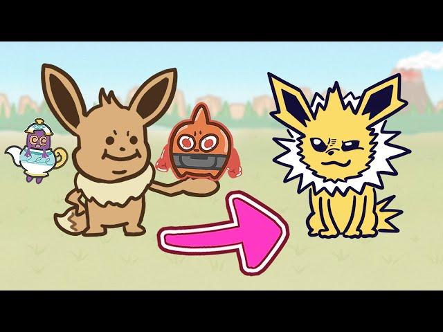 【Full】Eevee evolving into Jolteon（Full screen recommended）