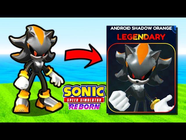 HOW TO UNLOCK ORANGE ANDROID SHADOW! (Sonic Speed Simulator)