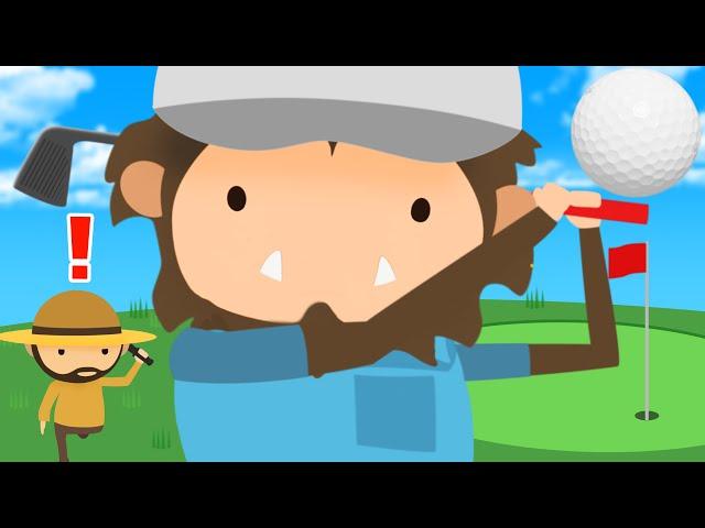 SASQUATCH PLAYS GOLF FOR A TREASURE MAP PIECE - Sneaky Sasquatch Part 6 | Pungence