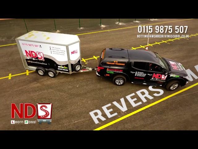 B+E TRAILER TRAINING REVERSE MANOEUVRE - Nottinghamshire Driving School