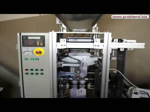 Vertical automatic packaging machines for small-sized freely falling bulk products - pack sachet