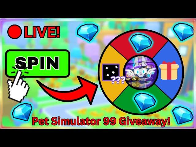 Spin The Wheel! Pet Simulator 99 Giveaway Live