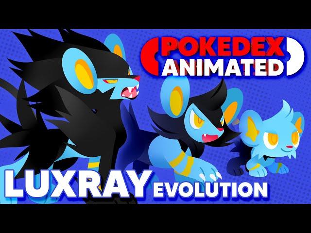 Pokedex Animated - Luxray Evolution