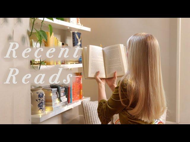 Bookstores & Recent Reads  a Cozy Bookish Video