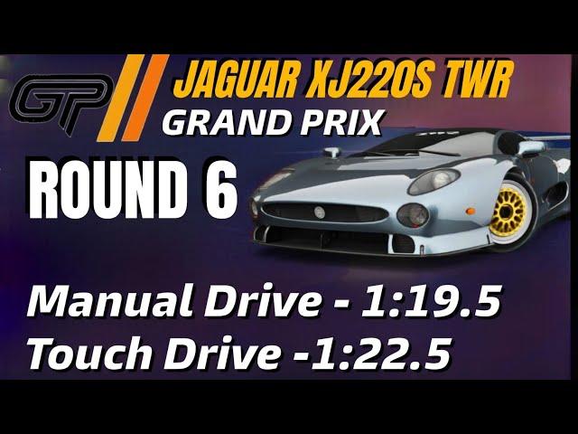 Asphalt  Unite Grand Prix Jaguar XJ220S TWR Round 6  Touchdrive / Manual Drive  Guide 1 star OC