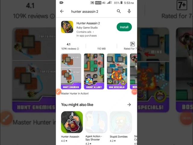 This is a very good game in play store #RJ Tech #shorts