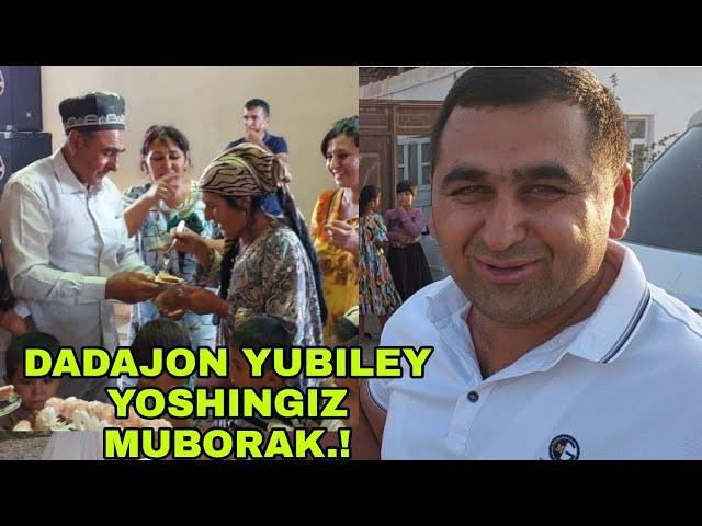 HASANJON BAXRIYEV DADASINI YUBILEY YOSHI BILAN TABRIKLADI.!