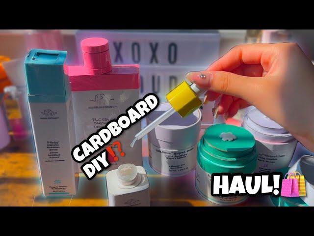 ️DIY CARDBOARD SKINCARE HAUL️