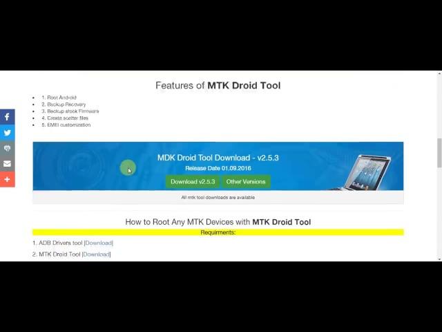 How to Download  MTK Droid Tools