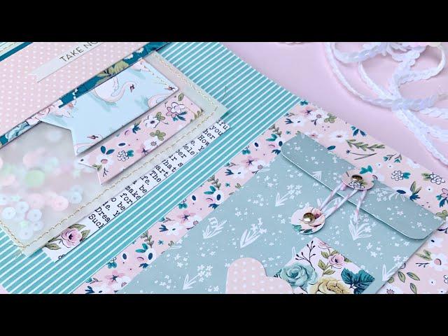 Mini Album Junk Journal Tutorial 6x6 Papers! So easy!