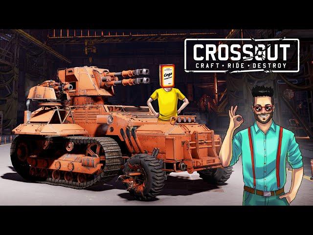 КОМАНДНАЯ БИТВА АВТОСБОРОК ТЯЖЕЛОВЕСОВ В КРОССАУТ! (CROSSOUT)