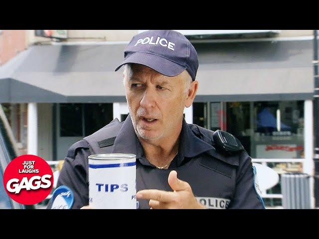 Cops Are Now Asking For Tips | Just For Laughs Gags