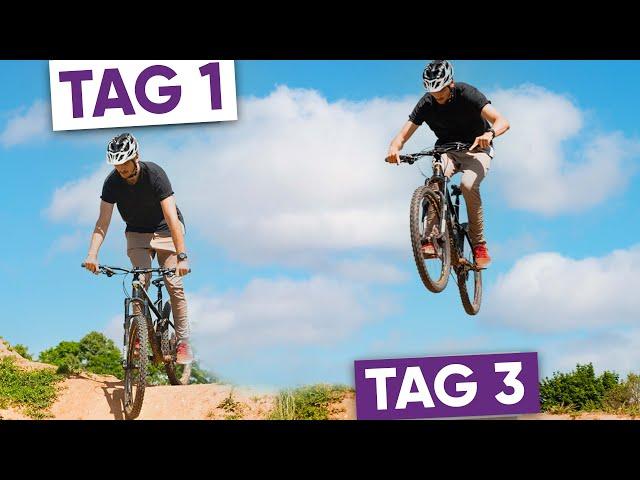 Springen mit dem MTB lernen in 5 Tagen (Selbstexperiment) mit fatalem Ende!