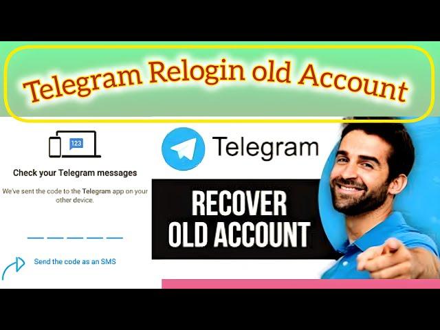 How to login old telegram account in android 2024 || Telegram recover old Account 2024 || telegram