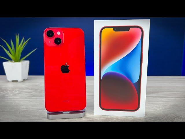 Unboxing iPhone 14 Product Red