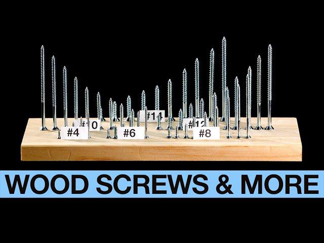 Wood Screw Sizes Explained - A Beginners Guide