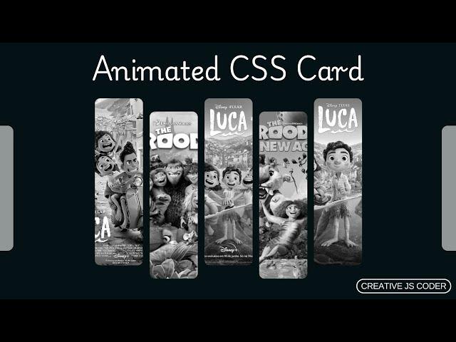 Expandable Animated Flex Cards in HTML and CSS only | With Free Source Code