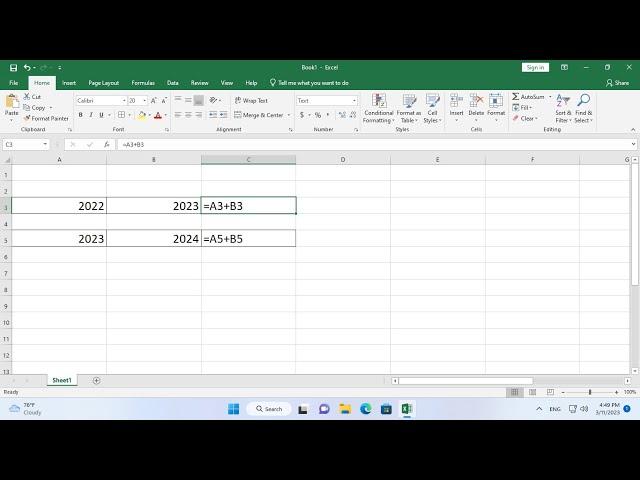 Excel Formulas not Working - How to fix it