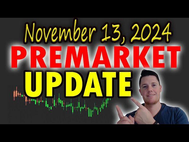  November 13, 2024 PREMARKET Updates: SOFI, RKLB, SAVE, RIVN, MARA CPI is TODAY - Must Watch