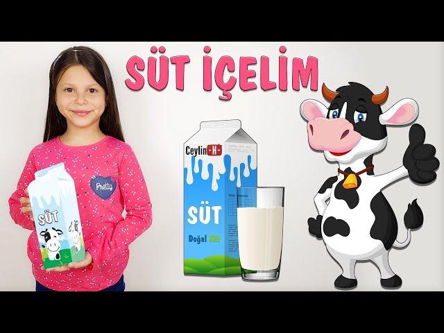 Ceylin-H | Süt İçelim Çocuk Şarkısı Nursery Rhymes & Super Simple Kids Songs