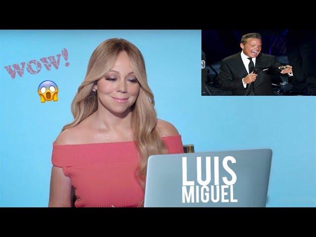 MARIAH CAREY reacciona a LUIS MIGUEL (2022)