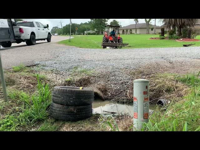 How to clean out culvert easy