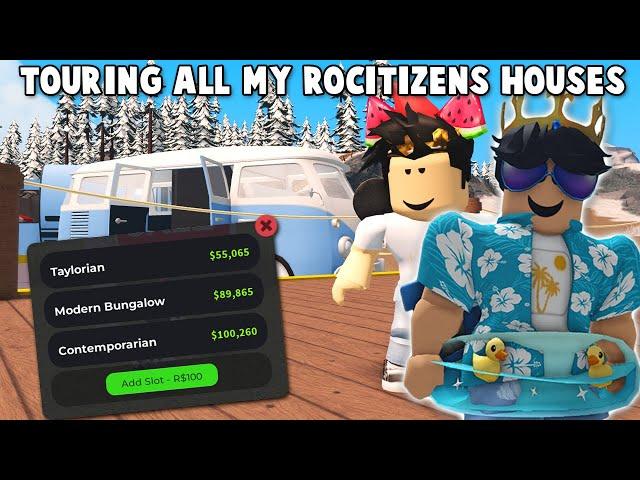 TOURING ALL MY OLD HOUSES FROM ROCITIZENS... and looking at their new update